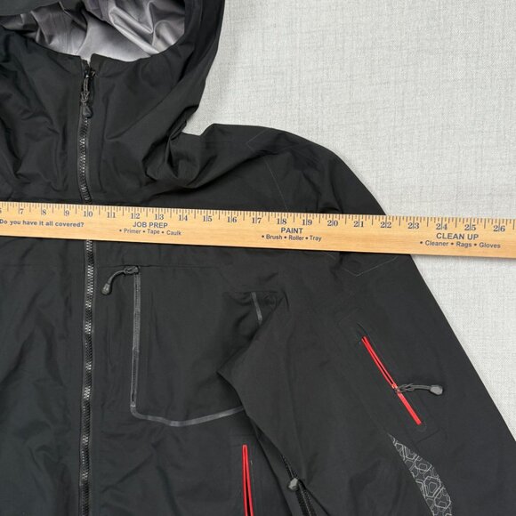 First Ascent Eddie Bauer Waterproof Softshell Jacket Black Front Zip Size XL - Picture 6 of 12